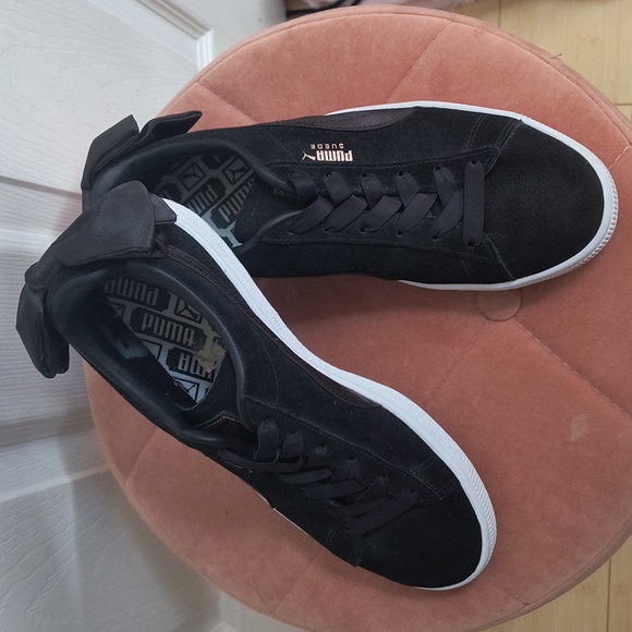 Puma Suede Bow Sneaker Size 7.5 - Picture 4 of 8